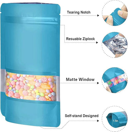 4.7"x7.8" 120pcs Mylar Bags for Food Storage, Smell Proof Bag - Image 3