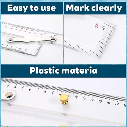 3 Pcs Basic Navigation Set, Include 16 Inch Parallel Ruler - Image 3