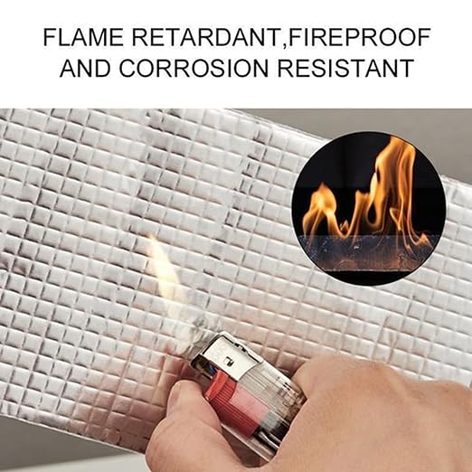 ADHES Butyl Tape Waterproof Tape Aluminum Foil Tape Sealant Tape 4in x 16ft - Image 7