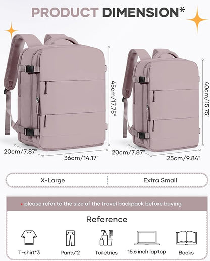 Travel Backpack Carry On Flight Aapproved Personal Item Travel Bag Mochila De - Image 3