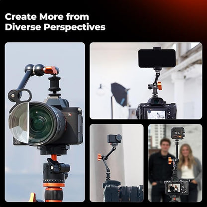 K&F CONCEPT 9.8" Magic Arm Clamp - Image 6