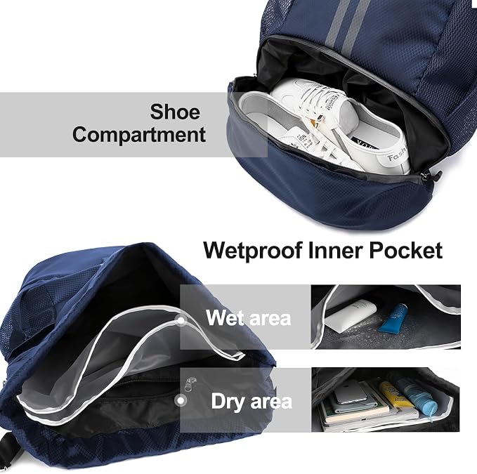 Hoedia Sports Drawstring Backpack - Image 2
