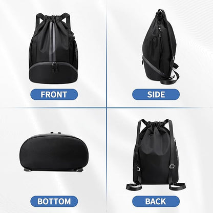 JELUTAR Drawstring Backpack Gym Bag - Image 6
