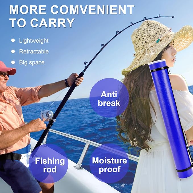 DEWEL Poster Tube, Waterproof Poster Holder Plastic Expandable - Image 7