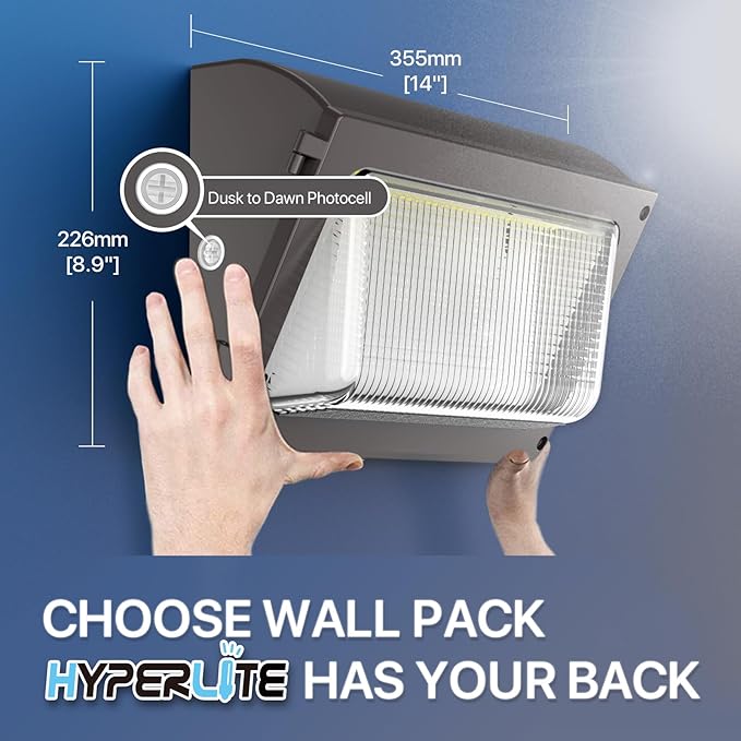 HYPERLITE LED Wall Pack Light 120W 2Packs - Image 2