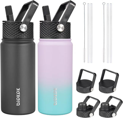 BJPKPK 2 Pack Insulated Water Bottles by BJPKPK
