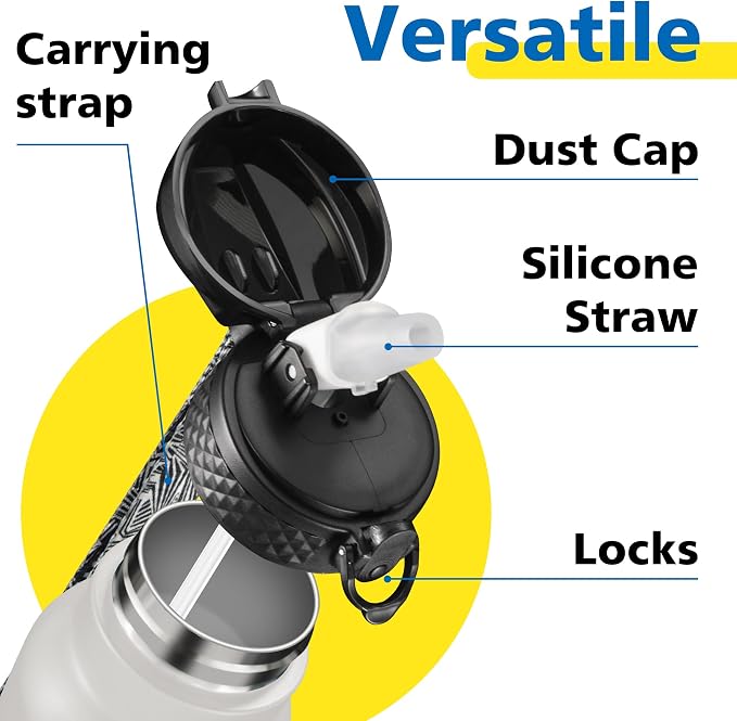 Han's Bottle Sports Water Bottle - 32 Oz - Image 3