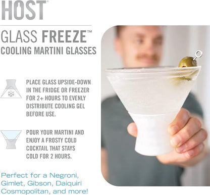 Host Stemless Martini Glasses, Cocktail Glasses, Double Walled Insulated - Image 3