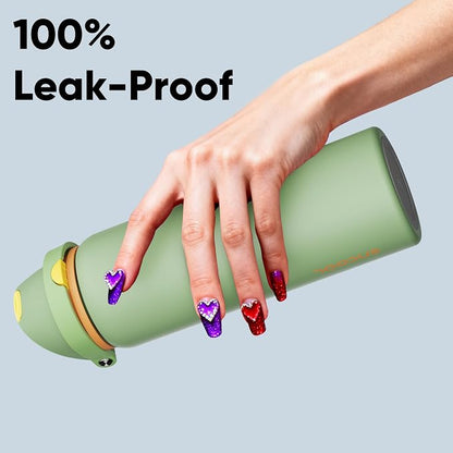 Insulated Water Bottle with Straw - Image 6