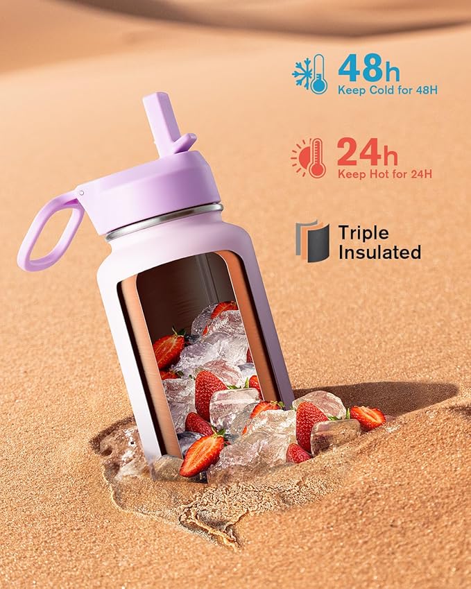 Coolflask Water Bottle 40 oz Insulated - Image 2