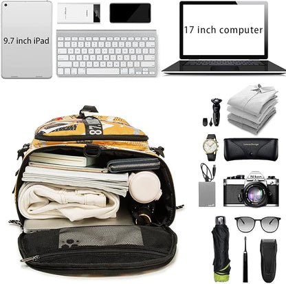 Gym Duffle Bag Waterproof black Laptop Backpack Suitable - Image 4