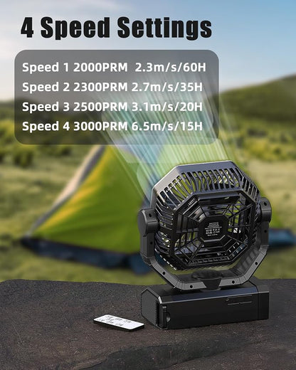 Portable Rechargeable Fan - Image 2