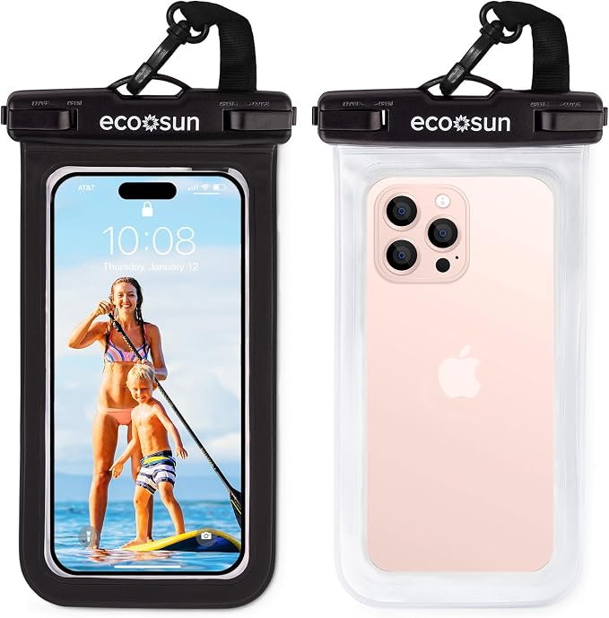 Eco Sun Waterproof Phone Pouch & Floating Wrist Strap Bundle – Waterproof Phone by EcoSun