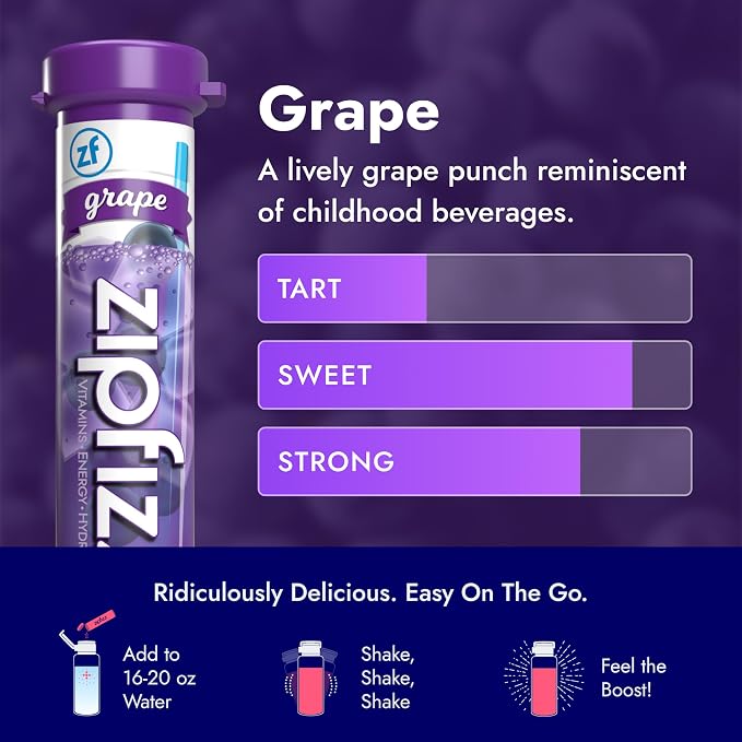 Zipfizz Daily Energy Drink Powder, 12 Pack | 3-in-1 Sustained Energy, Rapid - Image 4
