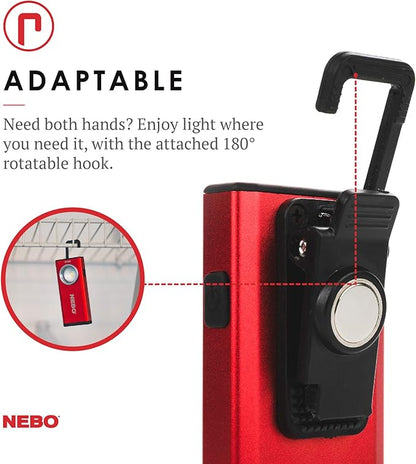 NEBO Slim Pocket Flashlight | 500 Lumens, Rechargeable Mini EDC Work Light - Image 3
