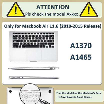 Laptop Cover for MacBook Air 11 inch Case 2015-2010 Release, Anti-Cracking - Image 2