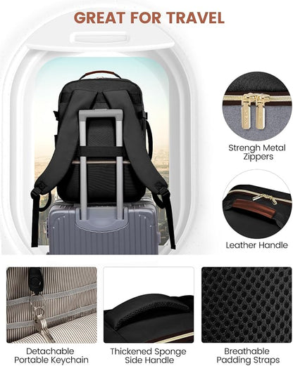 LOVEVOOK 40L Travel Backpack for Women & Men, Airline Approved Carry On Luggage - Image 7