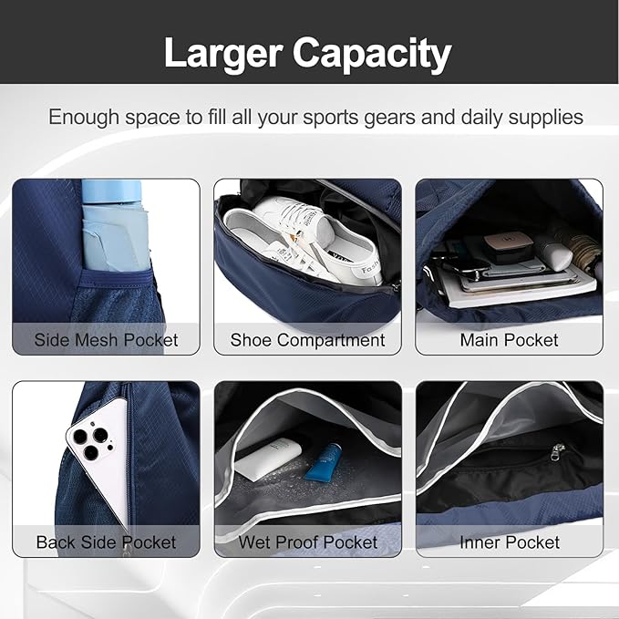 Hoedia Sports Drawstring Backpack - Image 4