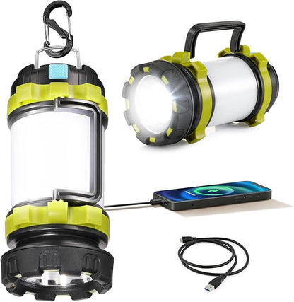 LED Camping Lantern Flashlight Rechargeable, Consciot Portable Torch by Consciot