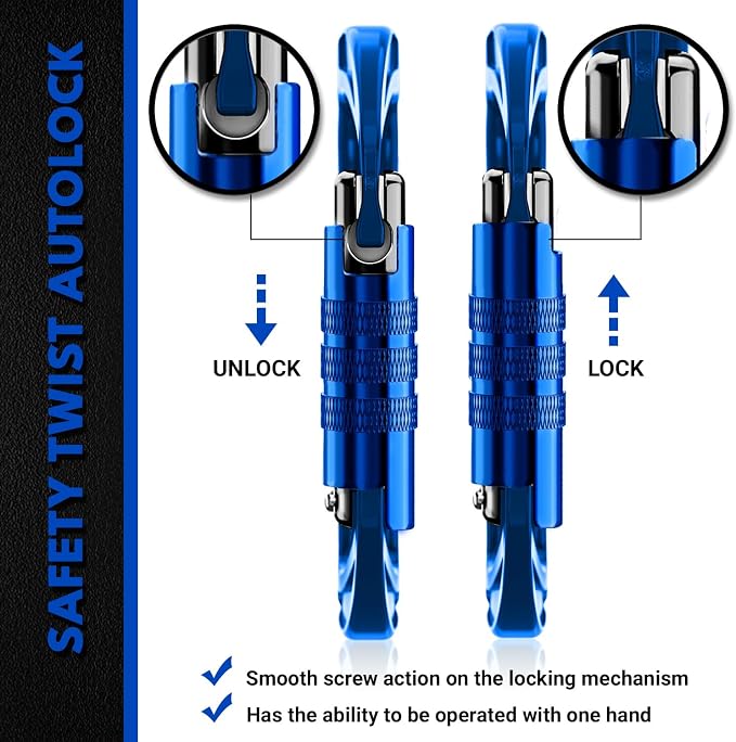 Rhino Produxs 12kN Heavy Duty Carabiner Clips, - Image 3