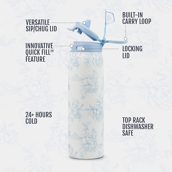 Ello Pop & Fill 22oz Stainless Steel Water Bottle - Image 4