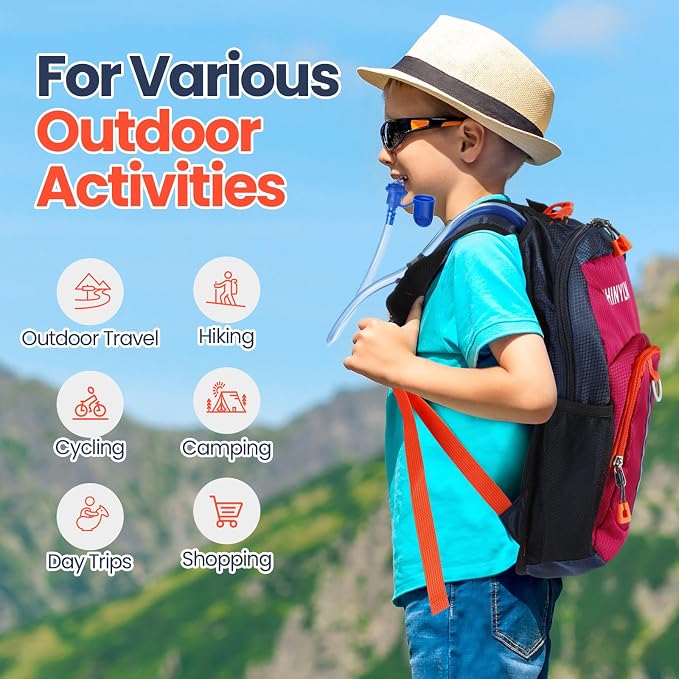 Shinylin 2 Pcs Kids Hydration Backpack - Image 6