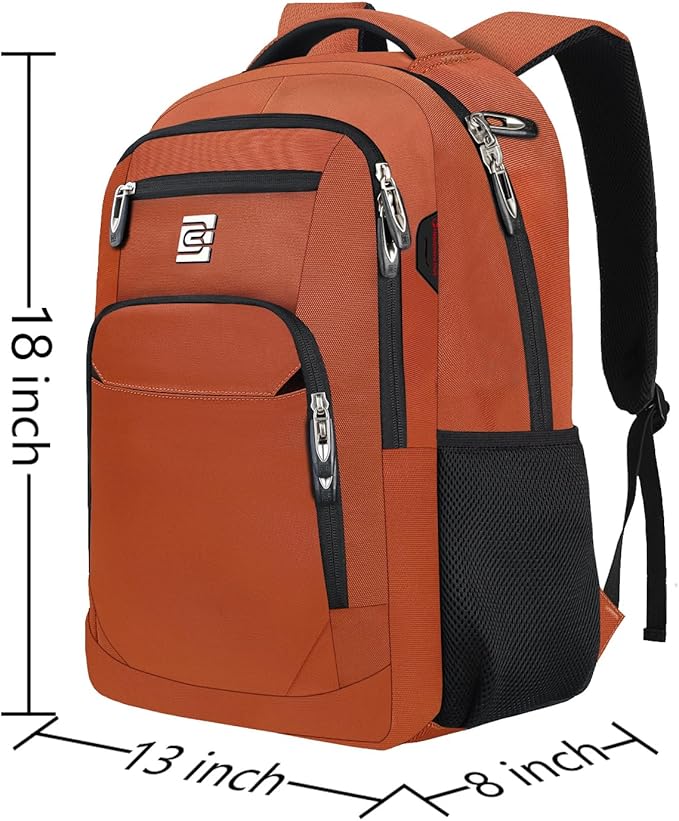 Volher Laptop Backpack, Business Travel Anti Theft Slim Durable Laptops Backpack - Image 3