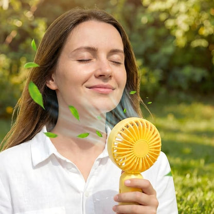 Rossesay 6 Pcs Mini Portable Fan Bulk Cute Handheld Lightweight Small Little - Image 6