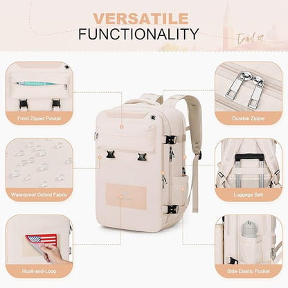 Maelstrom Travel Backpack for Women Men, 25L Laptop Backpack Fits 15.6-Inch - Image 6