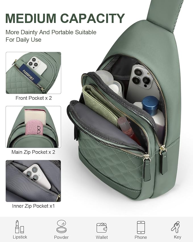 Capolo Sling Bag for Women Men Waterproof Crossbody Bags for Women Trendy - Image 4