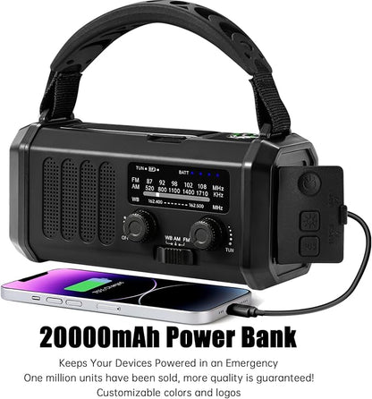 Emergency Weather Radio 20000mAh NOAA/AM/FM - Image 2