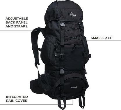 Teton 65L Scout Internal Frame Backpack - Image 2