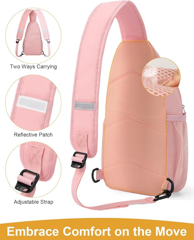 Pritent Crossbody Bags for Women Man Waterproof Sling Bag Backpack Trendy - Image 4
