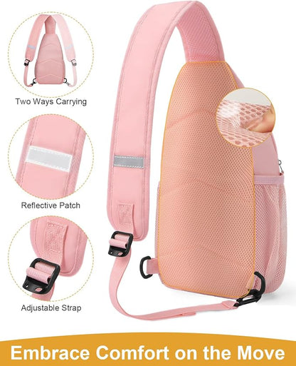Pritent Crossbody Bags for Women Man Waterproof Sling Bag Backpack Trendy - Image 4