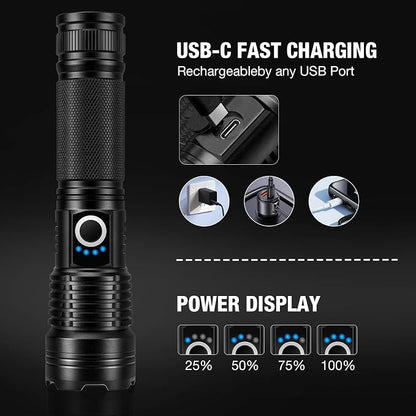 MILAOSHU Rechargeable Flashlights 90000 High Lumens - Image 6