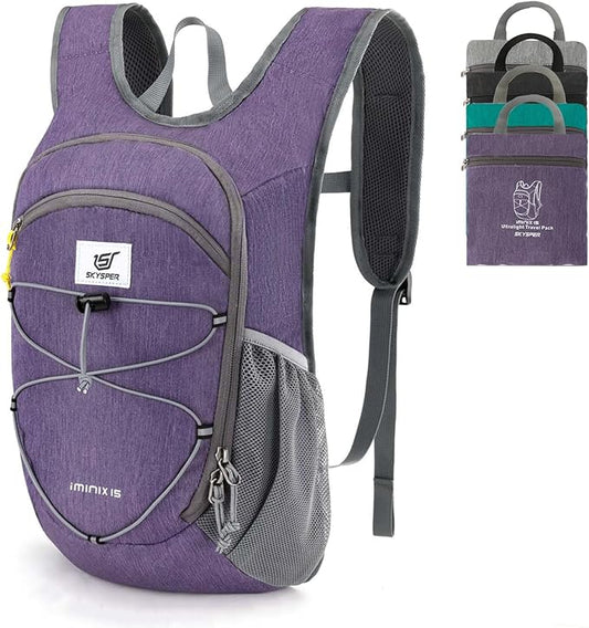 SKYSPER 15L/20L Foldable Hiking Backpack Lightweight Packable Travel Daypack by SKYSPER