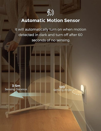 L LOHAS LED Motion Sensor Night Light, Motion Activated Night Light, 3000K Warm - Image 7