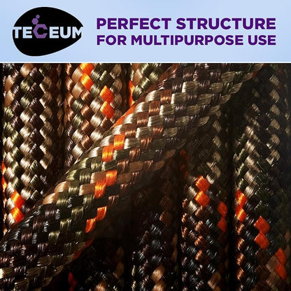 TECEUM Reflective Paracord Rope 1000 – 1000ft/200ft/100ft/50ft – 40+ Colors – - Image 8