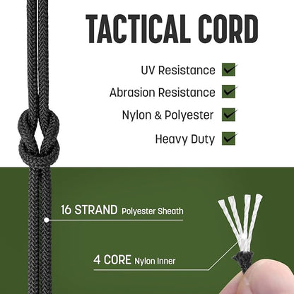 2.4mm Paracord 275LBS 100FT Rope Cord - Image 3