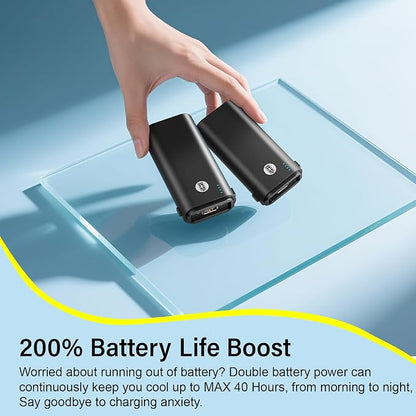 HandFan 10400mAh Handheld Fan Rechargeable, 40Hrs Long-Lasted Hand Fan - Image 2