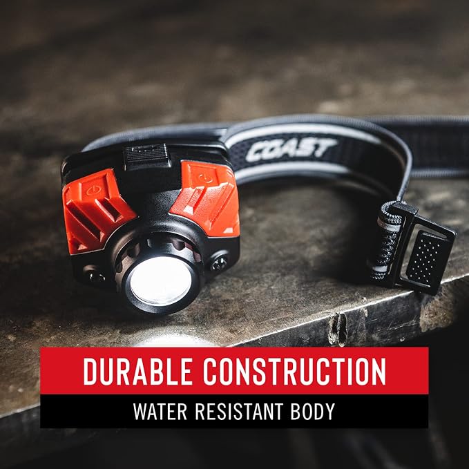 COAST FL75R Rechargeable 530 Lumen Dual Color Focusing LED Headlamp - Image 12