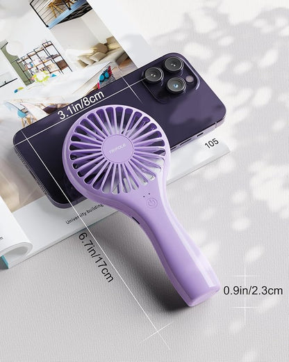 TriPole Handheld Mini Portable Fan, Personal Battery Travel Fan - Image 2
