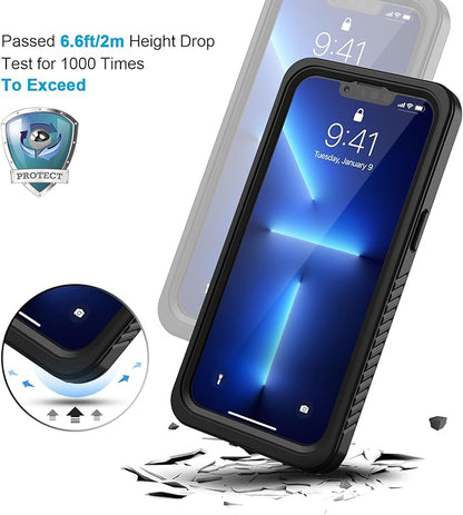 Lanhiem Magnetic for iPhone 13 Pro Max Case, Waterproof Dustproof Cover - Image 5