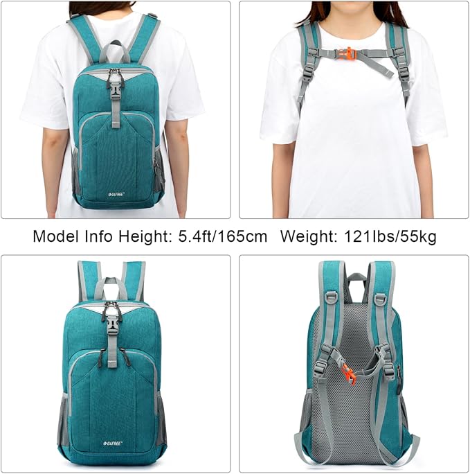 G4Free Mini 10L Hiking Daypack Small Hiking Backpack Cycling Compact Shoulder - Image 8