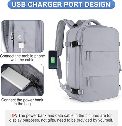 coofay Personal Item Travel Backpack - Image 7