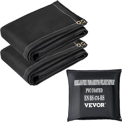 VEVOR Fire Blankets, 2 Pack Welding Blankets, 1022 °F Flame Retardant Blanket by VEVOR