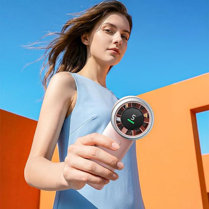WHATOOK Portable Handheld Turbo Fan, 5 Speeds Mini Personal Fan - Image 2