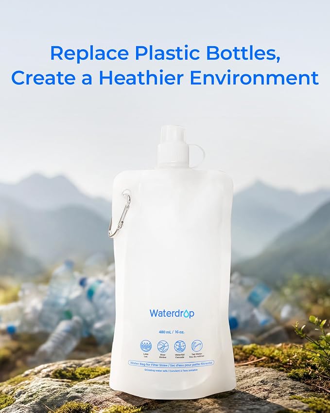 Waterdrop 16 oz Collapsible Water Pouch - Image 6