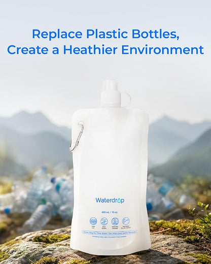 Waterdrop 16 oz Collapsible Water Pouch - Image 6