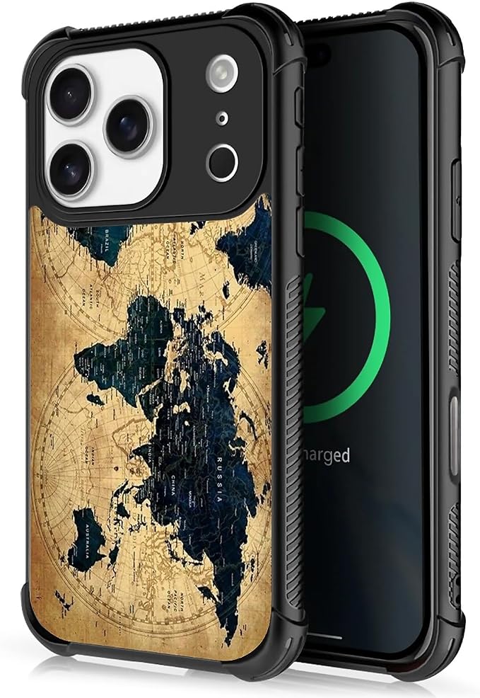 for iPhone 17 Pro Case, for MagSafe Graphic Design for Girl Boy Soft Silicone by FKBRCL4U